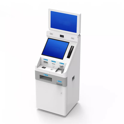 Çift Dokunmatik Ekranlı ATM Para Çekme Makinesi Kart Okuyucu Qr Kod Tarayıcı