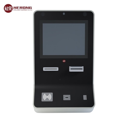15'lik LCD dokunmatik ekranlı duvara monte edilmiş nakitsiz kiosk