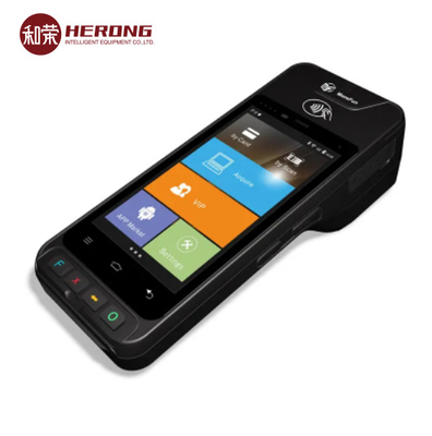 DDR3 Portable POS Terminal Android 8.1 Long Zebra 2D Scanner Pil Çalışma süresi &gt; 8 Saat