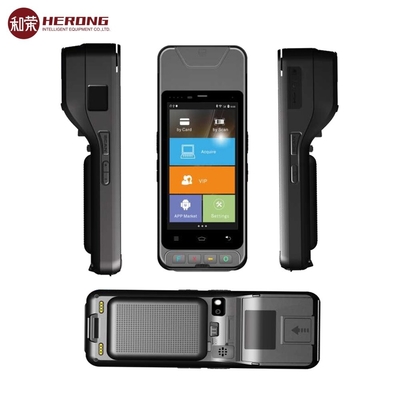 DDR3 Portable POS Terminal Android 8.1 Long Zebra 2D Scanner Pil Çalışma süresi &gt; 8 Saat