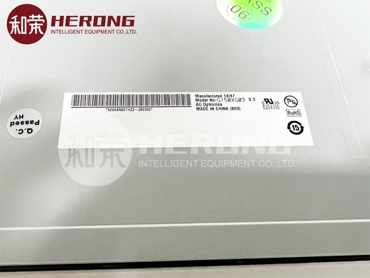 ATM makinesinin ekran parçaları 15 inç ekran paneli LCD Auo 15 G150XG03