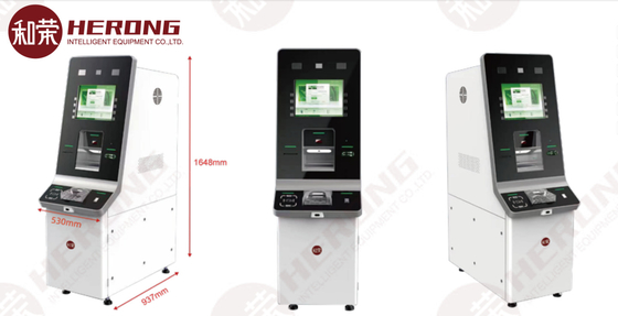 Yüksek Güvenlik Lobisi CRM Para Çekmece ATM Sistemi Nakit Geri Dönüşüm Makinesi R06L