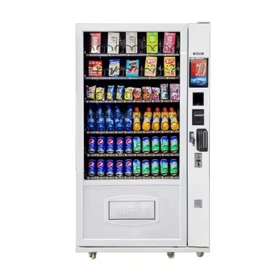 Gıda için kendi kendine hizmet veren satış makinesi 24 saatlik çevrimiçi elektrikle çalışan konveyör kiosku