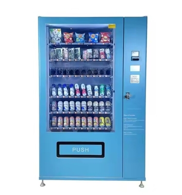 Gıda için kendi kendine hizmet veren satış makinesi 24 saatlik çevrimiçi elektrikle çalışan konveyör kiosku