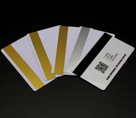 ATM makinesi parçaları Beyaz manyetik şerit akıllı boşaltma PVC kartları