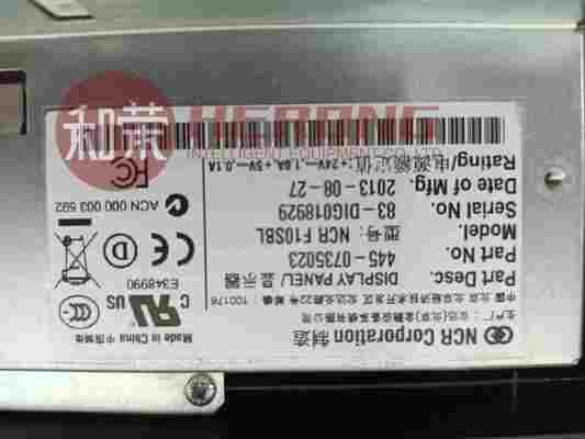 YENI Yüksek Kaliteli NCR ATM Makinesi F10SBL GOP Self Servis Grafik Operatör LCD Ekran Paneli | PN: 445-0735023 / 4450735023 | Güç Özelliği: +24V DC 1,0A, +5V DC 0,1A