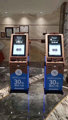 Özelleştirilmiş SDK Dokunmatik Ekran Bilet Kiosk Makinesi Self Servis Kiosk Pos