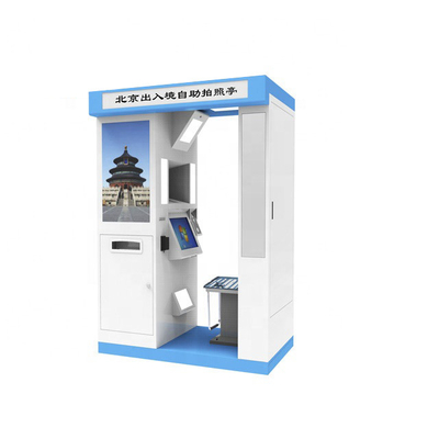 Lisans Kimlik Kartı için Intel G2030 Self Servis Fotoğraf Kiosk Nakitsiz Ödeme Kiosku