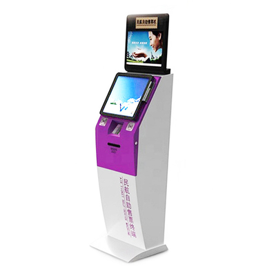 Barkod Tarayıcılı 19 İnç Restoran Siparişi Kendinden Ödeme Kiosk makinesi