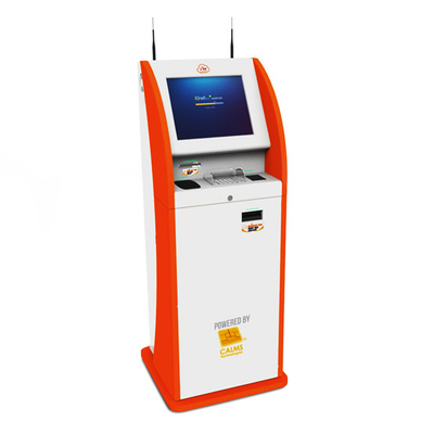 240V Self Servis Banka Para Çekme ATM Kartı kiosk Çekme