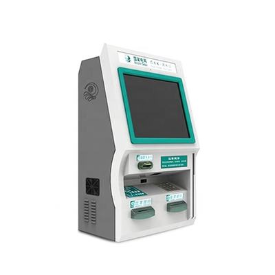 Klavye ile 21.5 İnç Duvara Monte Kendinden Sipariş Kiosk RFID Kart Okuyucu
