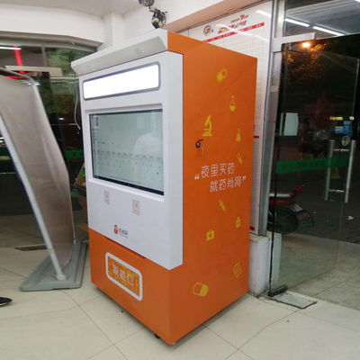 Açık Akıllı Eczane Self Servis Otomat Kiosk 24/7 Nakit Alıcı