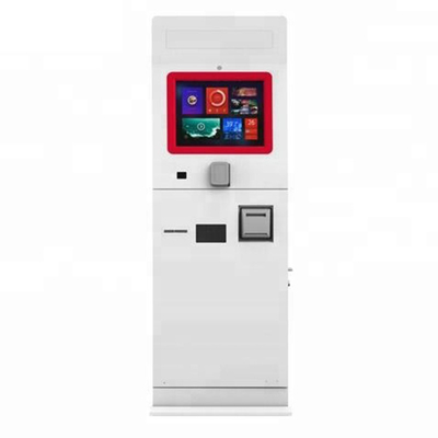 Lobi Self Servis Otel Check In Kiosk Atm Makinesi LED Dokunmatik Ekranlı
