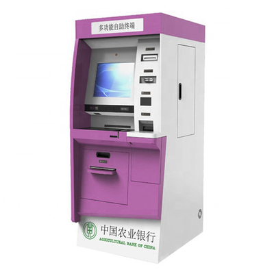 Kart Okuyucu ve Dağıtıcı ile ATM Nakit Banka Vezne Makinesi Kiosk