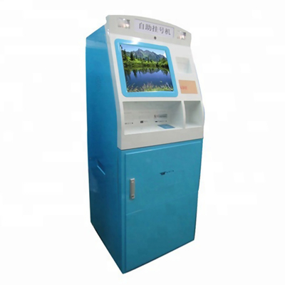 LCD monitörlü 220V Kapalı Self Servis Ödeme Kiosk Terminal Makinesi