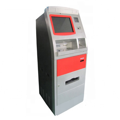 LCD monitörlü 220V Kapalı Self Servis Ödeme Kiosk Terminal Makinesi