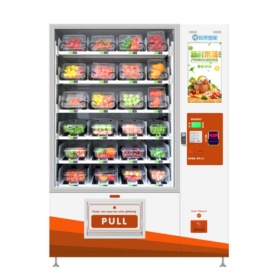 ODM Taze Meyve Salatası Gıda Otomatı Asansörlü Kiosk