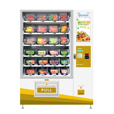 ODM Taze Meyve Salatası Gıda Otomatı Asansörlü Kiosk