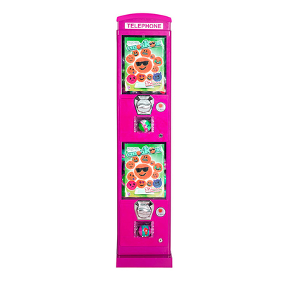 Eğlence Oyunu Otomatı Kiosk Telefon Kulübesi Şekli