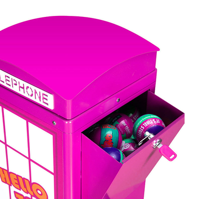 Eğlence Oyunu Otomatı Kiosk Telefon Kulübesi Şekli