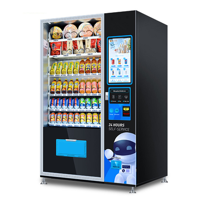 24 Saat Self Servis Otomatı 22 İnç Yiyecek ve İçecek Otomatı