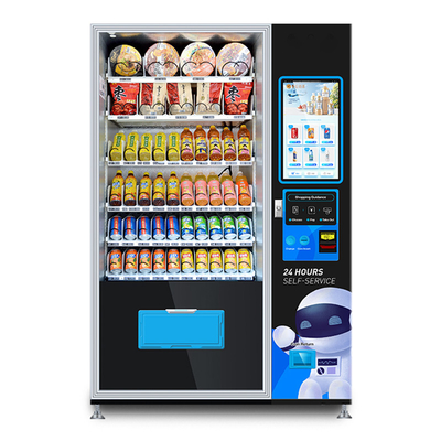 24 Saat Self Servis Otomatı 22 İnç Yiyecek ve İçecek Otomatı