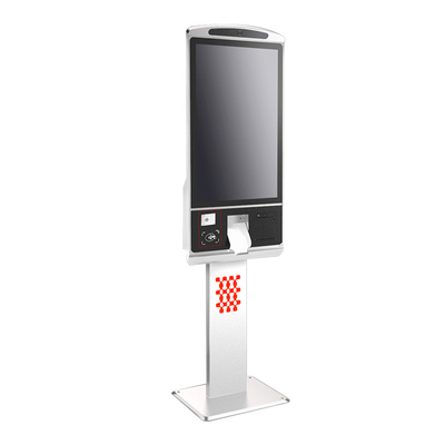32 inçlik dokunmatik ekranlı ödeme makinesi termal yazıcı ve QR kod tarayıcısı ile kiosk