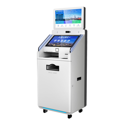 Resmi Yönetim Binası Self Servis Kiosk Ödeme Terminali Metal Anahtar Kartı Qr Kod Tarayıcı Yazıcı Pos Konumu