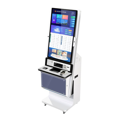 Resmi Yönetim Binası Self Servis Kiosk Ödeme Terminali Metal Anahtar Kartı Qr Kod Tarayıcı Yazıcı Pos Konumu