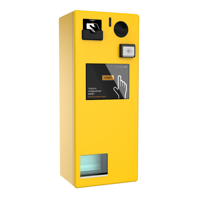Kamu Alanı için 22 İnç Self Servis Bilet Otomatı Ödeme Kiosk Makinesi