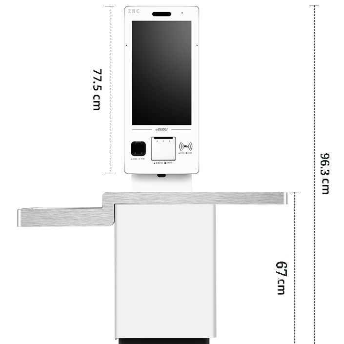 Sipariş Ödeme Maliyet Ücreti Pos Kiosk Sistemi Termal Yazıcı Ödeme Kiosk Bilet Otomatı