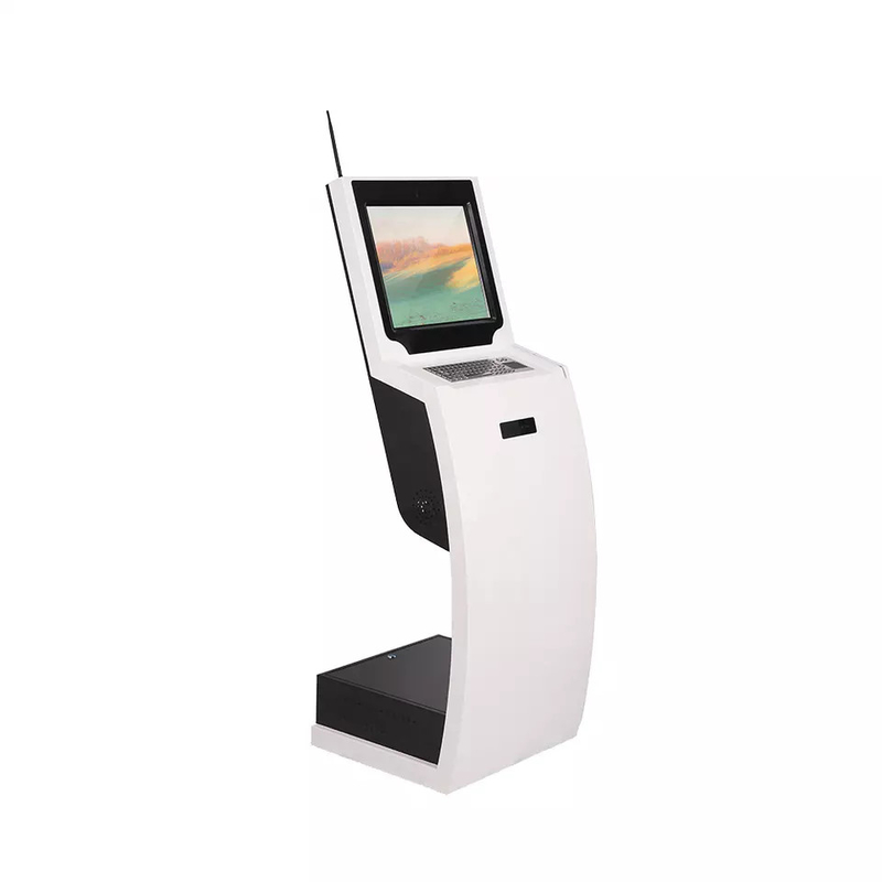 Zemin Ayakta LCD Reklam Ekranı IC Kart Okuyucu Kapalı İç Mekan Self Servis Kiosk