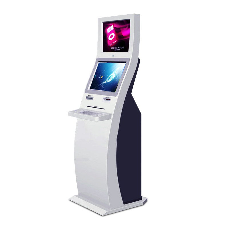 128GB Self Servis Kiosk Belgesi Lisans Sertifikası Fatura Fotoğraflı Ödeme Baskısı K Kredi Banka Kartı Okuyucu