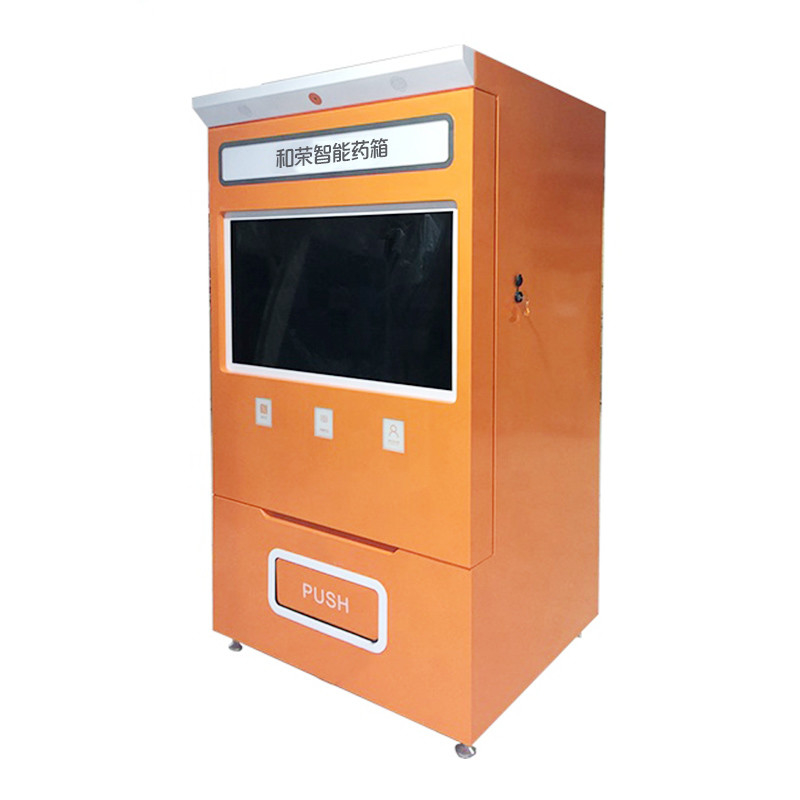 Açık Akıllı Eczane Self Servis Otomat Kiosk 24/7 Nakit Alıcı