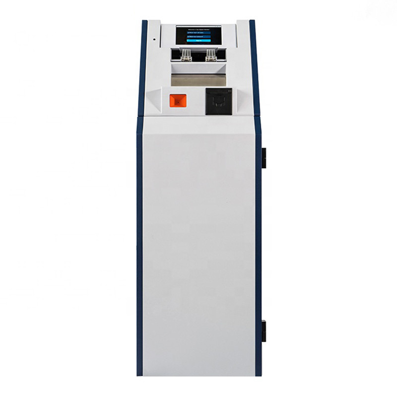 Yüksek Hızlı Otomatik fatura Banknot Para Yatırma Makinesi LCD-Dokunmatik Ekran küçük Nakit Para Yatırma Makinesi atm