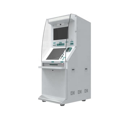 Nakit para yatırma makinesiBanka Kiosk Ödemeleri İçin Çift Ekranlı Para Yatırma Makinesi